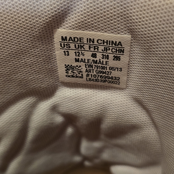 Adidas Black and Blue Sneakers with Padded Collar - Picture 7 of 8